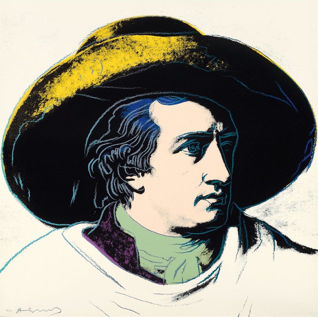 Andy Warhol's "Goethe" | Image Source: [Gandalf's Gallery](https://www.flickr.com/photos/gandalfsgallery/26257959264)